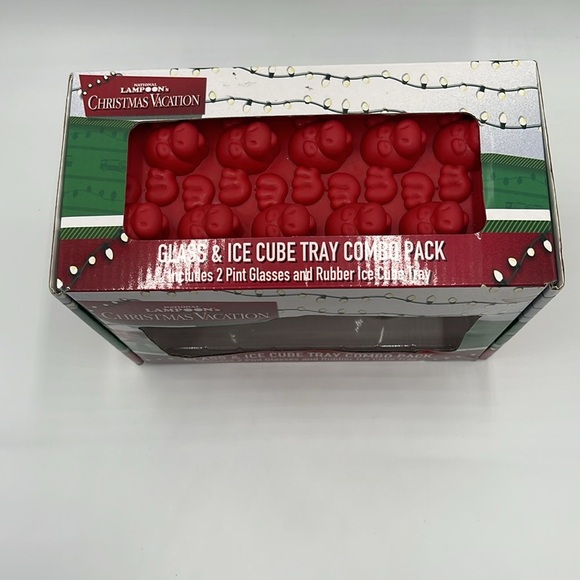 National Lampoon's Christmas Vacation Glass & Ice Cube Tray Combo Pack In Box - Picture 3 of 14